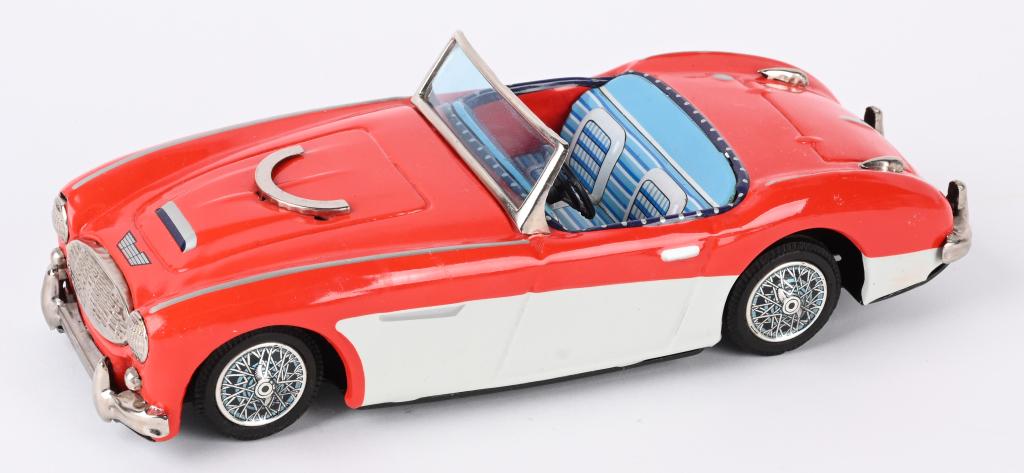 JAPAN BANDAI TIN FRICTION AUSTIN HEALEY (1 of 4)