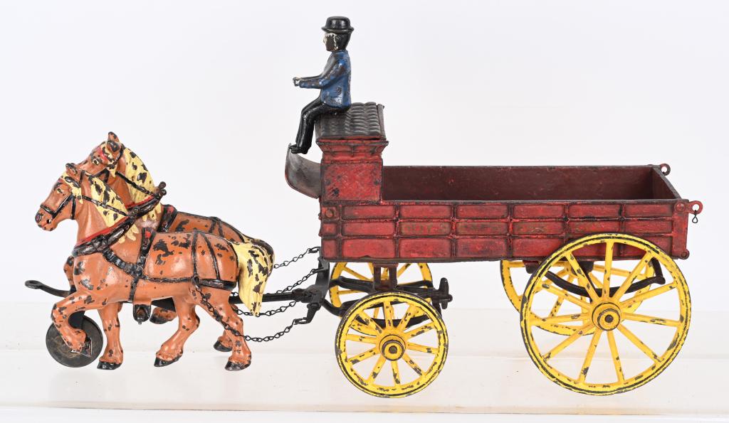 PRATT & LETCHWORTH CAST IRON BOY EXPRESS WAGON (1 of 7)
