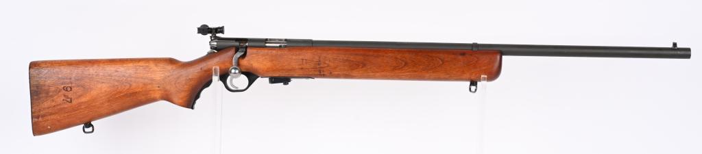 U.S. PROPERTY MOSSBERG MODEL 44 US .22LR: SERIAL NUMBER: 120374. BARREL: 26". CALIBER: .22LR. MANUFACTURED: 1940'S, Made during WW2 and sold to the U.S. Government for training use. "U.S. PROPERTY" marked on the barrel and receiver. "97" rack