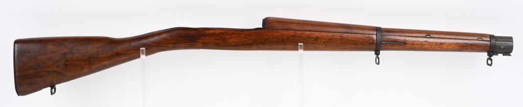 U.S. SPRINGFIELD MODEL 1903-A3 COMPLETE STOCK: Stock has FJA stamp and a rebuild stamp. Comes with upper wood, nose cap, barrel bands, butt plate and swivels. Average wear and added finish. DB