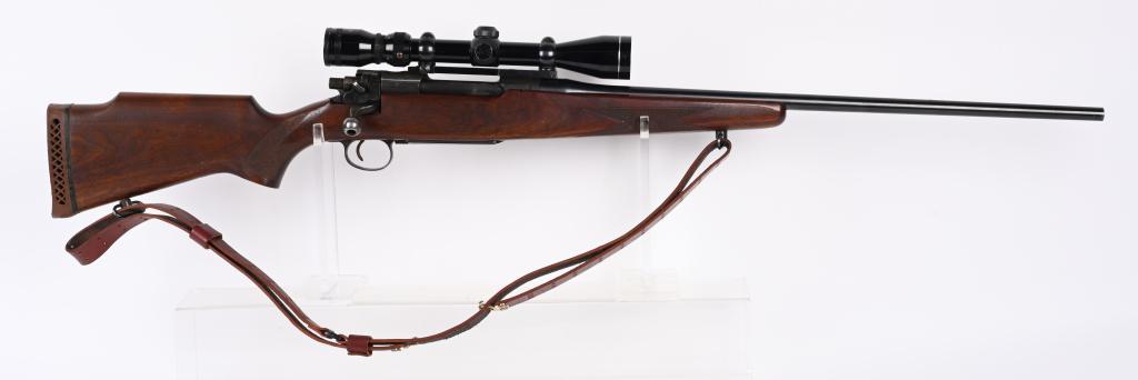 CUSTOM 8MM MAGNUM SPORTING RIFLE: SERIAL NUMBER 123469 BARREL 24" CALIBER 8MM MAGNUM MANUFACTURED CIRCA 1980'S. Custom assembled using a Winchester Model 1917 Enfield action serial number 123469. Using a sporter weight barrel marked o