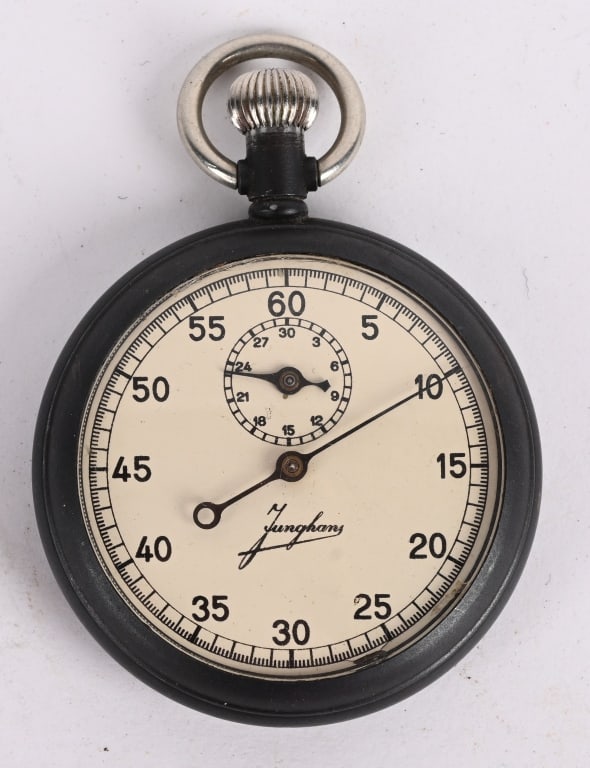 Wwii Nazi German Kriegsmarine Stopwatch Junghans Auction