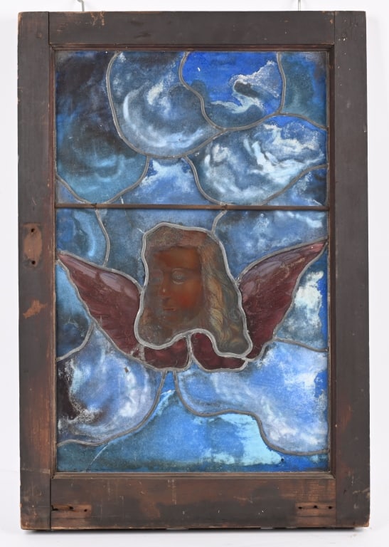 ANGEL STAINED GLASS WINDOW (1 of 3)
