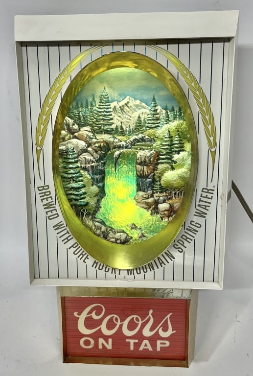 COORS BEER LIGHTUP MOVING PICTURE (1 of 2)