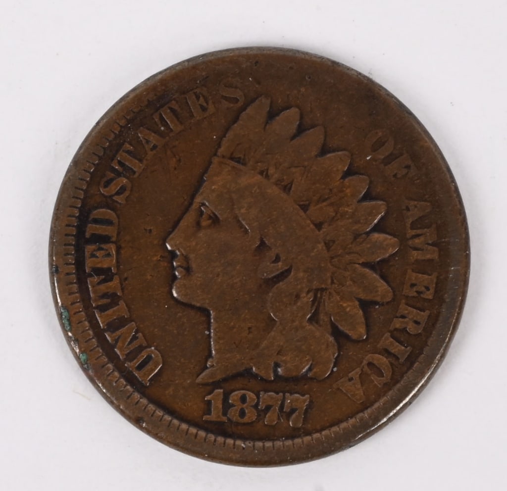 1877 INDIAN HEAD CENT - KEY DATE OF SET (1 of 2)