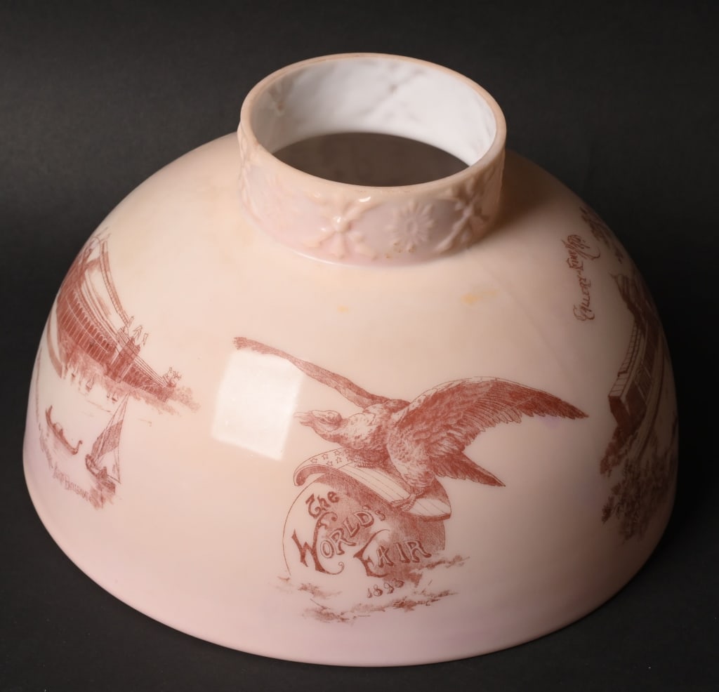 1893 Columbian Exposition RARE LAMP SHADE (1 of 5)