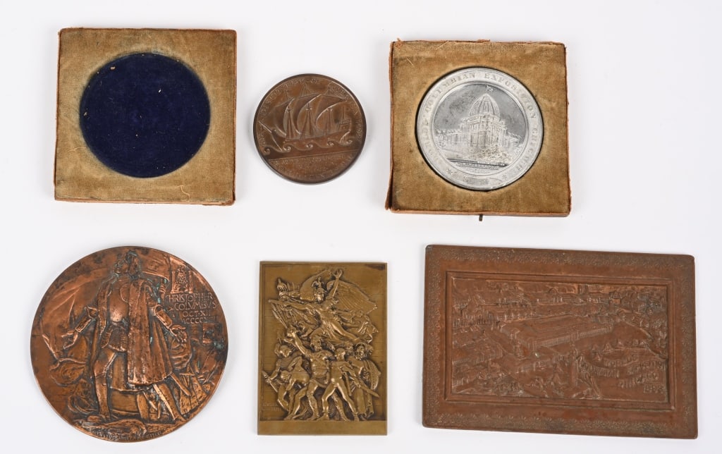 1893 World's Fair 5 Items AWARD MEDAL & Eglit 323A (1 of 6)