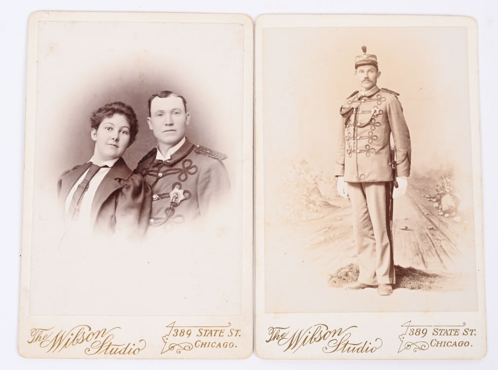 1893 World's Fair COLUMBIAN GUARD 2 PHOTOS (1 of 2)