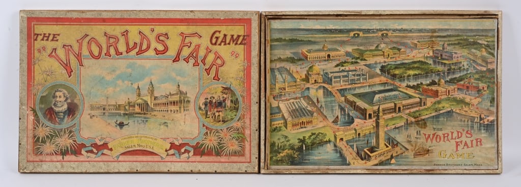 1893 Columbian Exposition WORLD'S FAIR GAME in Box (1 of 4)