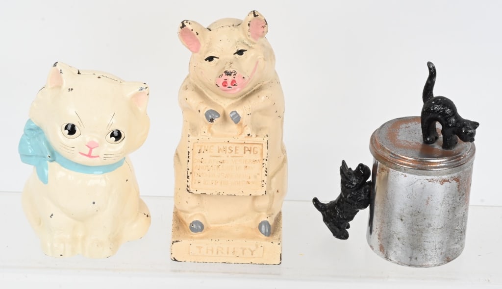 CAST IRON BANKS & MORE (1 of 2)