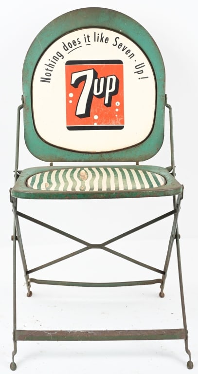 7up ADVERTISING METAL FOLDING CHAIR (1 of 4)