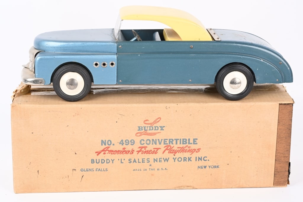 BUDDY L WOODEN #499 BUICK CONVERTIBLE w/ BOX (1 of 8)