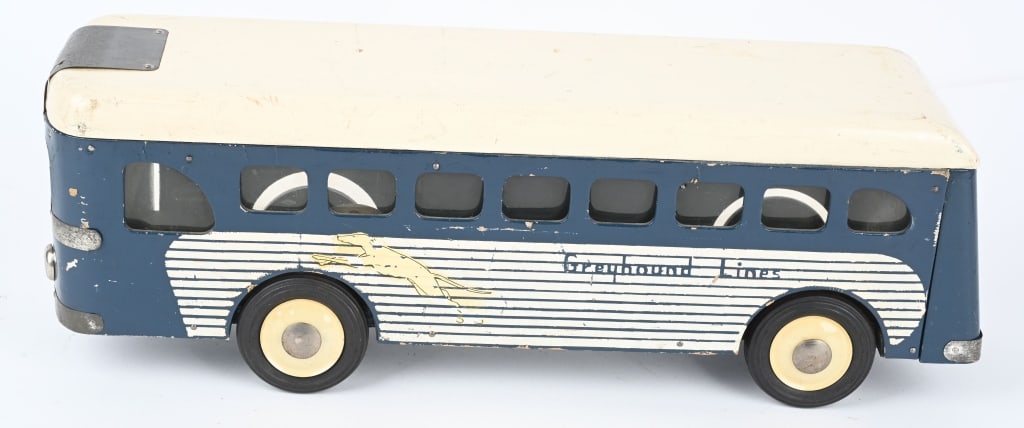 BUDDY L WOODEN GREYHOUND BUS (1 of 7)