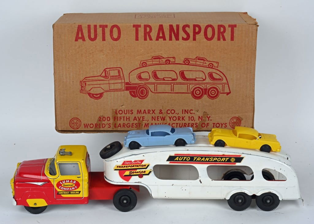 MARX AUTO TRANSPORT w/ BOX (1 of 5)
