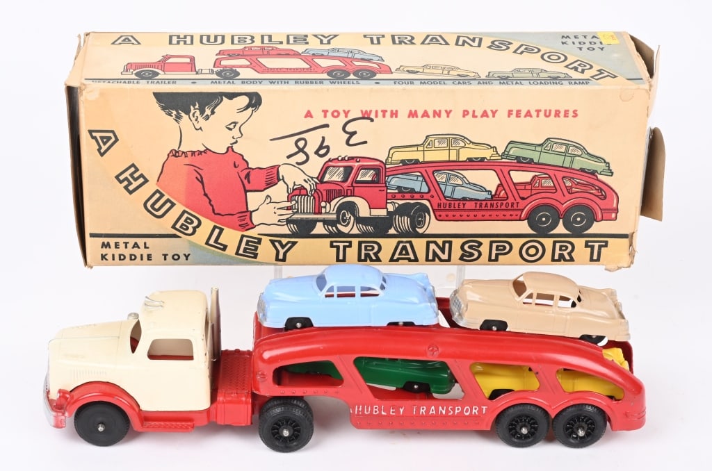 HUBLEY #492 AUTO TRANSPORT w/ BOX (1 of 7)