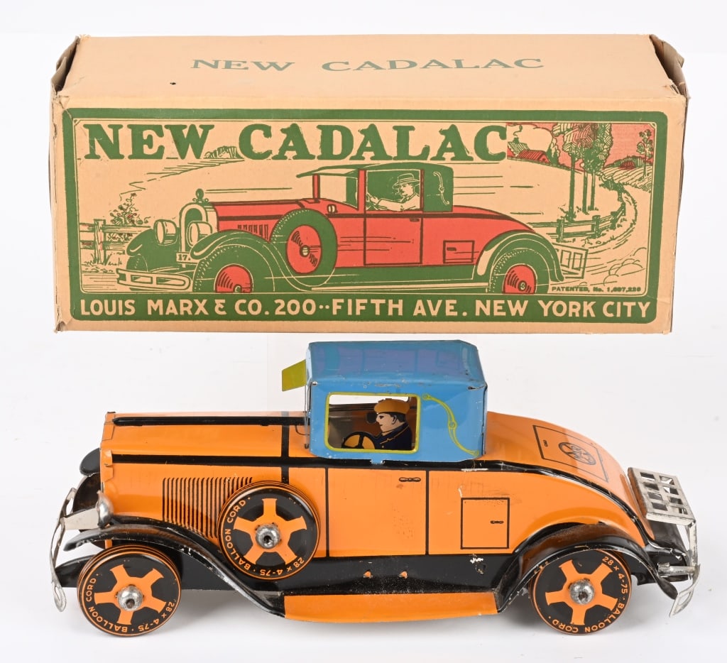 MARX TIN WINDP NEW CADALAC w/ BOX (1 of 11)