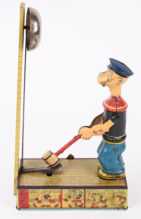 CHEIN TIN WINDUP POPEYE HEAVY HITTER (1 of 6)