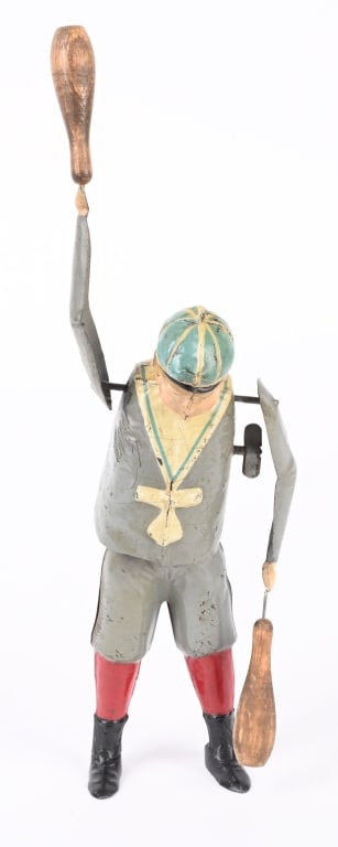 GUNTHERMANN CLOCKWORK BOY WITH INDIAN CLUBS (1 of 5)