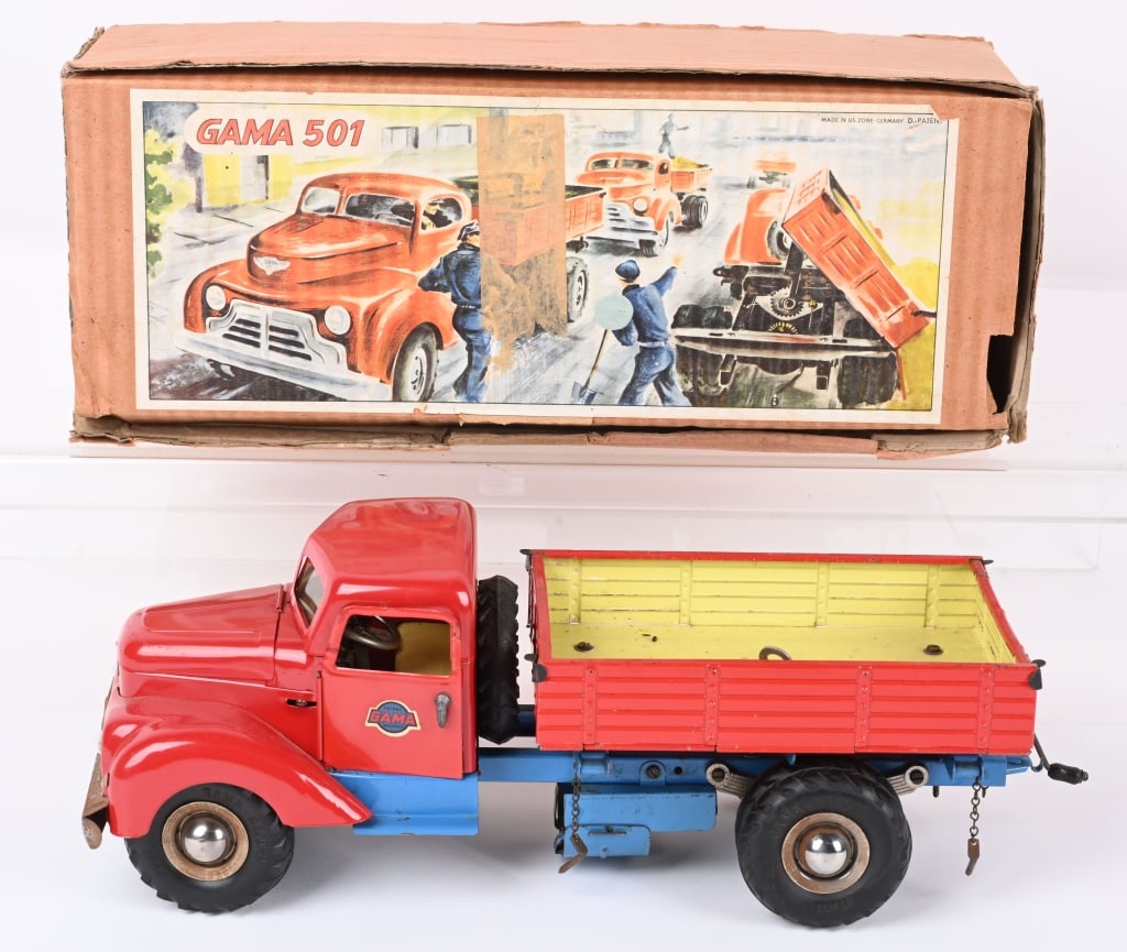 GAMA CLOCKWORK #501 DUMP TRUCK w/ BOX (1 of 10)