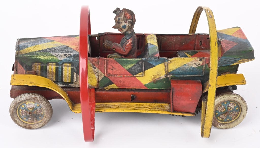 EBERL CLOCKWOTK TOPSY TURVY CLOWN CAR (1 of 7)