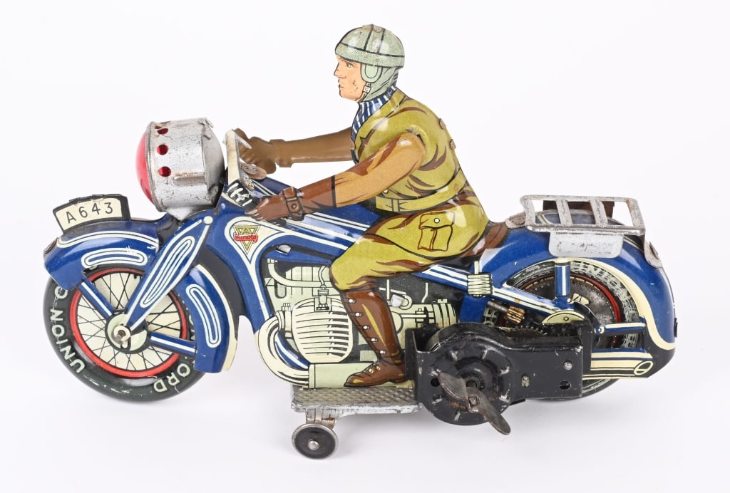 ARNOLD TIN WINDUP CIVILIAN MOTORCYCLE (1 of 4)