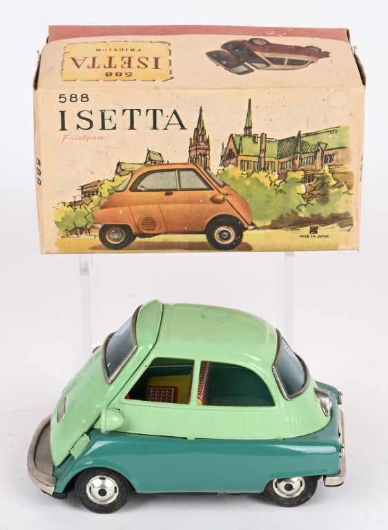 BANDAI TIN FRICTION ISETTA w/ BOX (1 of 9)