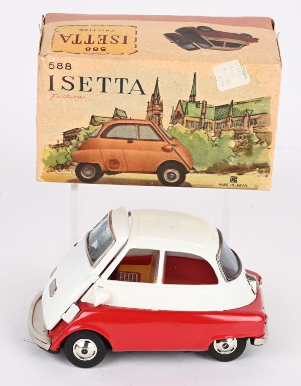 BANDAI TIN FRICTION ISETTA w/ BOX (1 of 8)