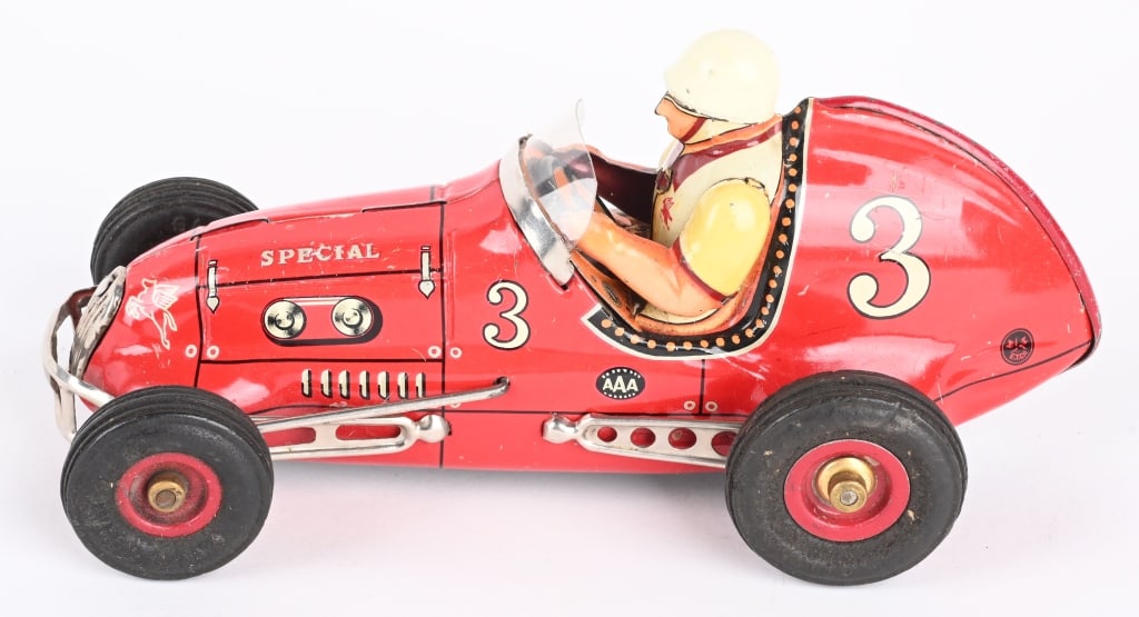 SANYO TIN FRICTION #3 SPECIAL MIDGET RACER (1 of 7)