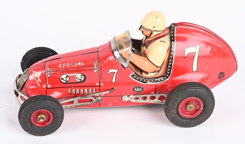 SANYO TIN FRICTION #7 SPECIAL MIDGET RACER (1 of 7)
