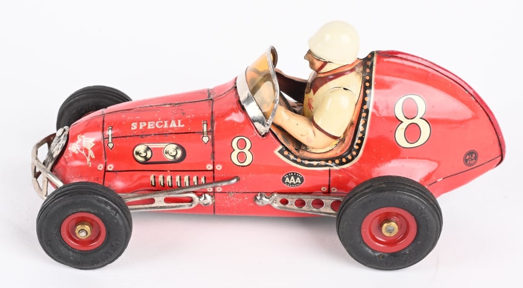 SANYO TIN FRICTION #8 SPECIAL MIDGET RACER (1 of 7)