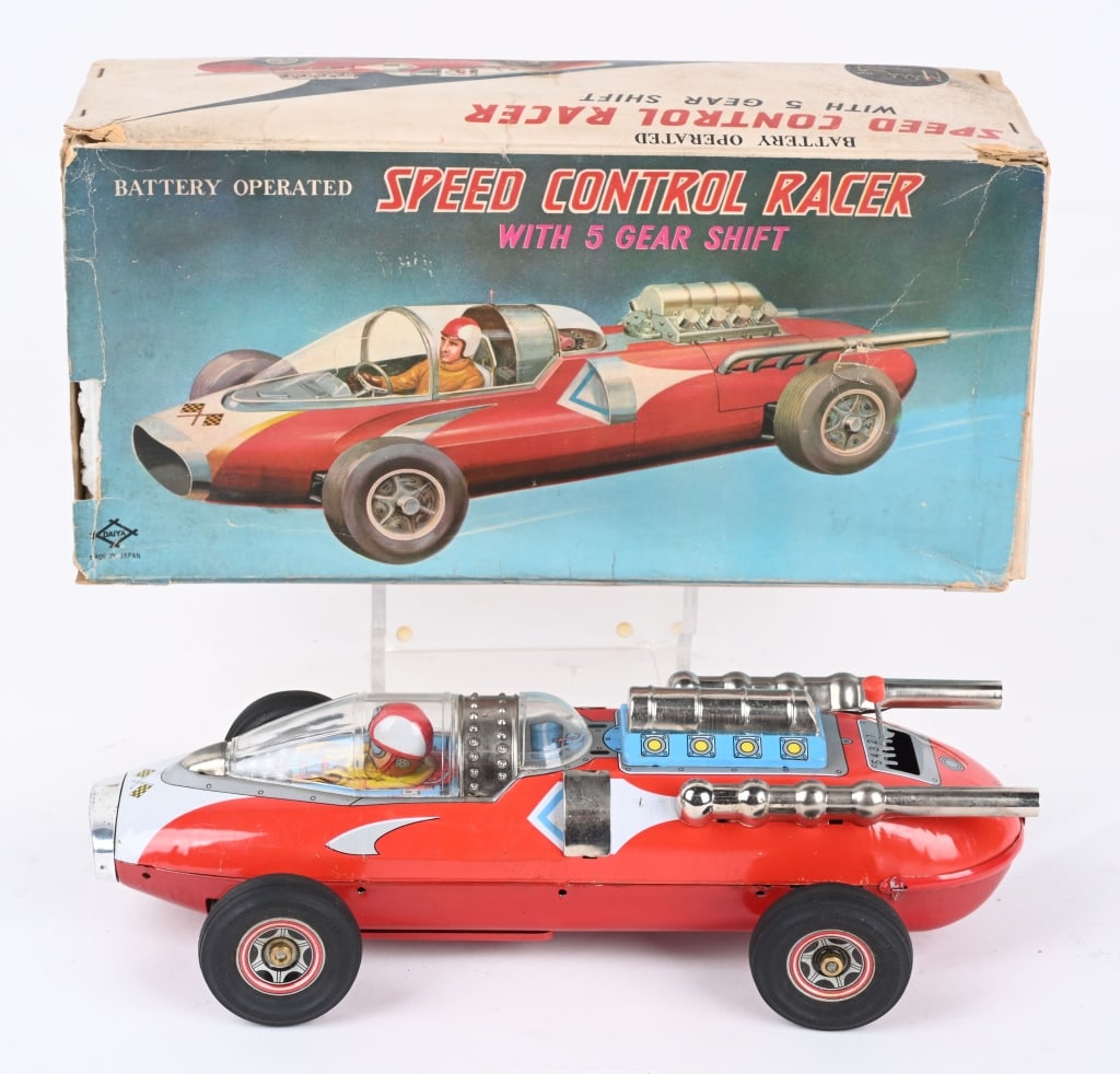 JAPAN BATTERY OP SPEED CONTROL RACER w/ BOX (1 of 8)