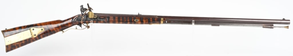 ZOLI COPY US HARPERS FERRY MODEL 1803 FLINTLOCK: SERIAL 6541. BARREL 35.5". CALIBER .58. The Harper's Ferry M1803 rifle was the first standard rifle made by an American armory. Beautiful copy of the rare Harpers Ferry Model 1803 rifle features an oc