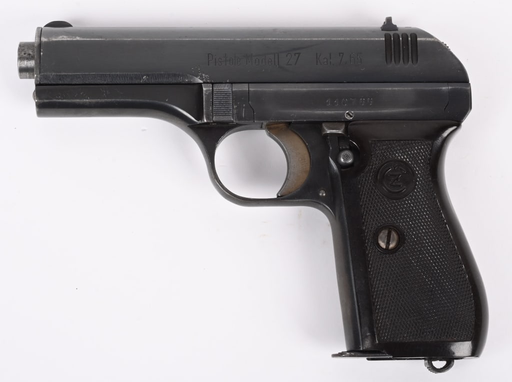 Ww2 Cz Model 27 7.65 Pistol With German Markings