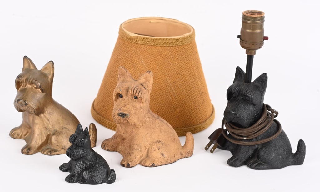 CAST IRON SCOTTY & WESTIE DOG LOT (1 of 3)