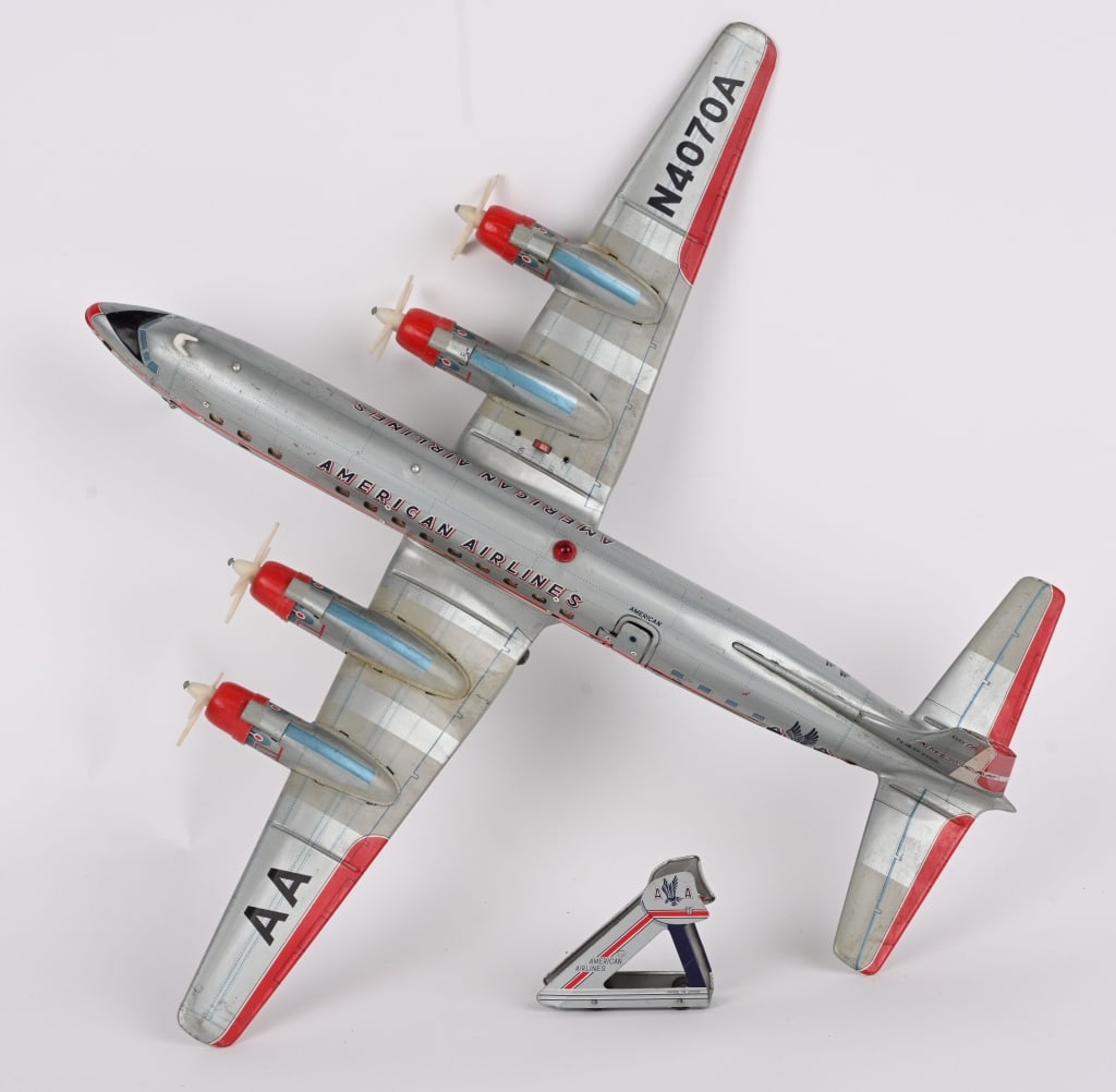 動画あり！！★LINE MAR TOYS 社アメリカン エアラインDC-7★ 動画あり！！☆LINE MAR TOYS 社アメリカン エアラインDC-7