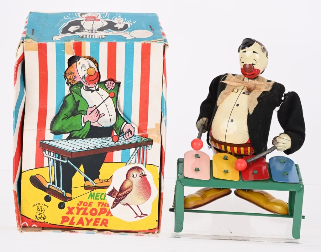 TPS WINDUP JOE THE XYLOPHONE PLAYER w/ BOX (1 of 4)