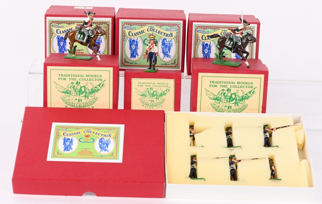 TROPHY MINIATURES TOY SOLDIERS w/ BOXES (1 of 4)