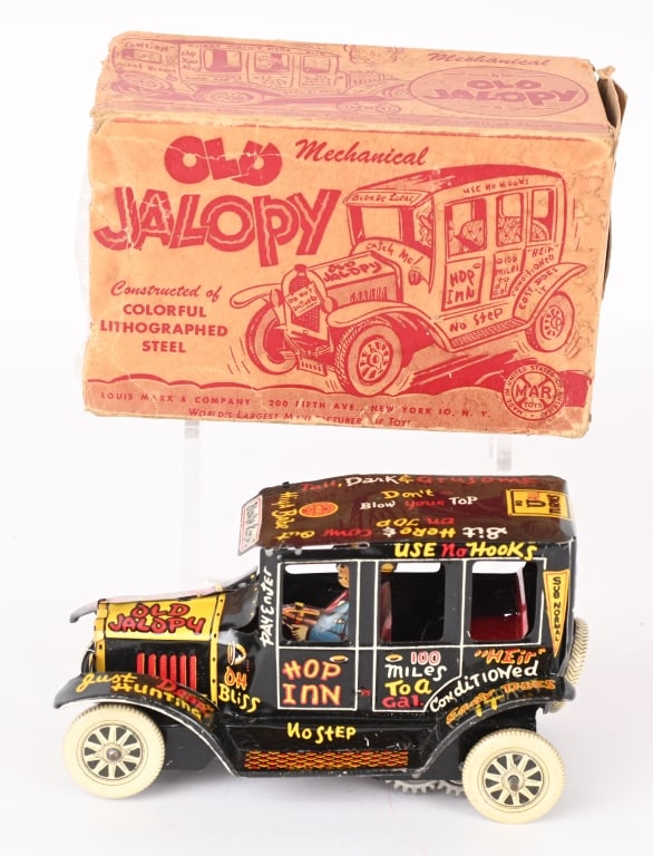MARX TIN WINDUP OLD JALOPY w/ BOX (1 of 6)