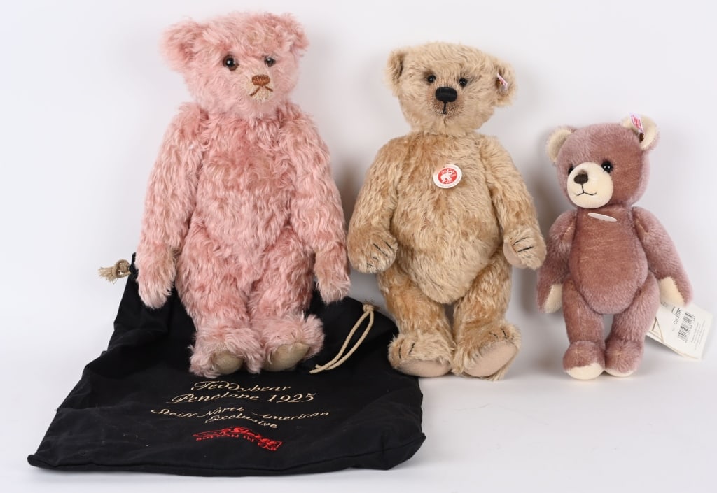 3- LIMITED EDITION STEIFF TEDDY BEARS (1 of 4)