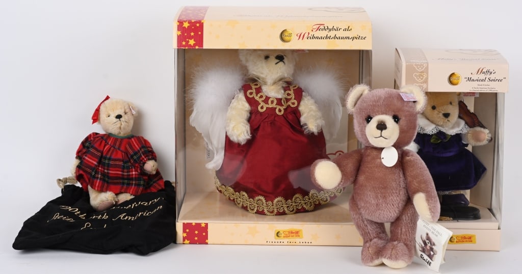 4- LIMITED EDITION STEIFF TEDDY BEARS (1 of 3)