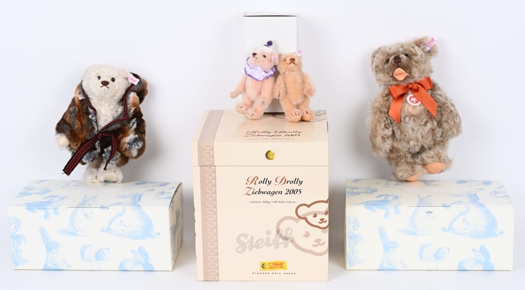 3- LIMITED EDITION STEIFF TEDDY BEARS MIB (1 of 4)