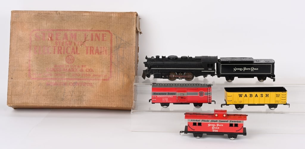 MARX #10500 STEAMLINE TRAIN SET w/ BOX (1 of 3)