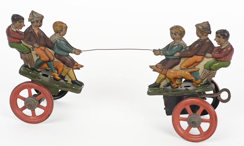 EINFALT TIN WINDUP TUG-O-WAR PLATFORM TOY (1 of 6)