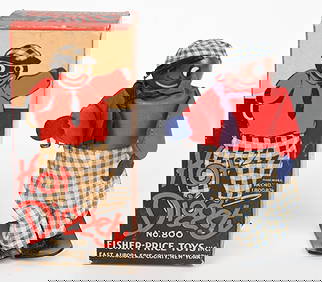 FISHER PRICE HOT DIGGITY WINDUP w/ BOX (1 of 8)