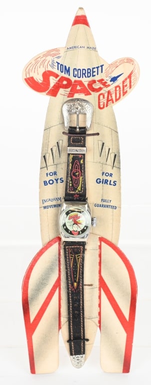 1951 INGRAHAM TOM COBETT SPACE CADET WRIST WATCH (1 of 3)