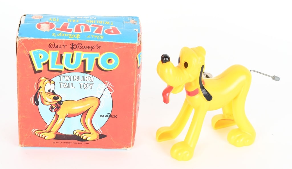 MARX WINDUP TWIRLING TAIL PLUTO w/ BOX (1 of 4)