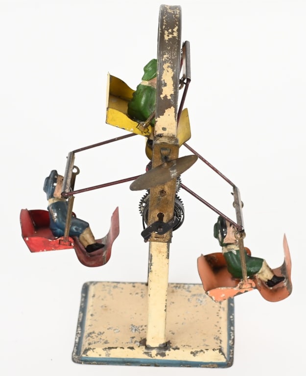 GERMAN TIN WINDUP FERRIS WHEEL (1 of 4)