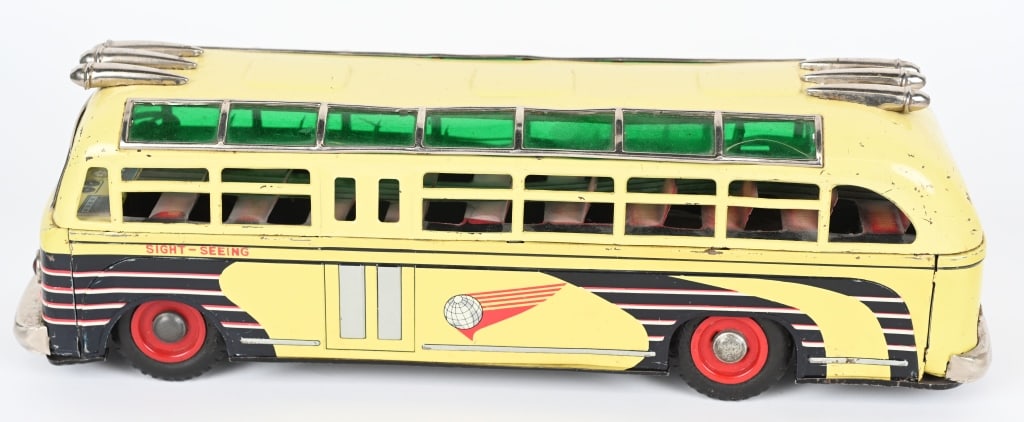 JAPAN TIN FRICTION SIGHT SEEING BUS (1 of 6)