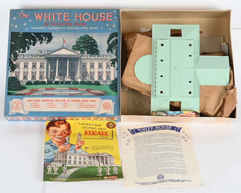 MARX WHITE HOUSE & PRESIDENTS w/ BOX (1 of 5)