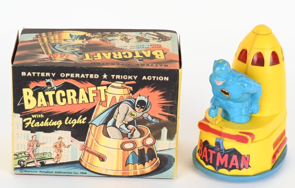 MARX BATTERY OP BATMAN BATCRAFT (1 of 5)